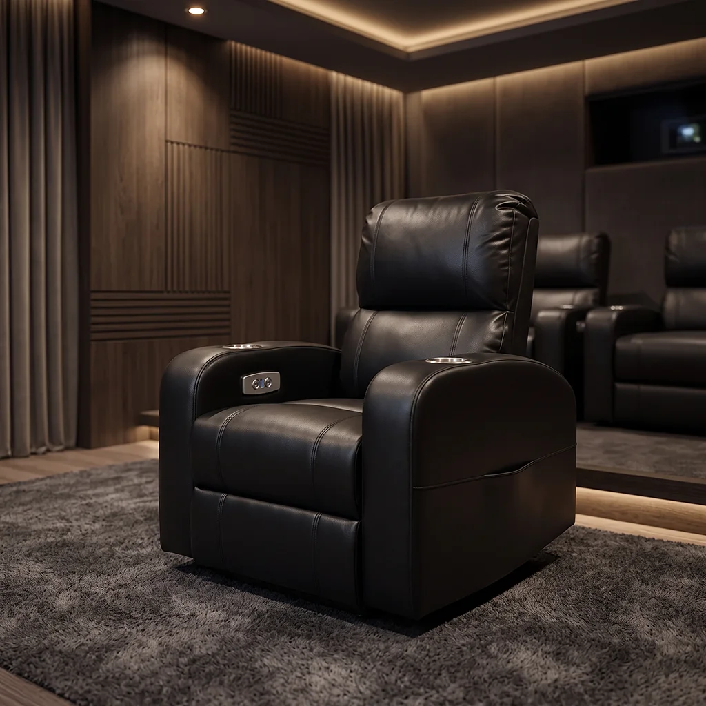 FF-AC071RCAFS-FS Power Recliner with 2 Cup Holders